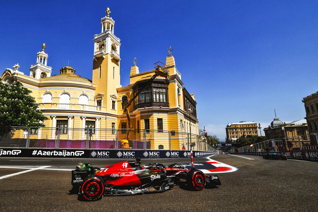 Valtteri Bottas (FIN) Alfa Romeo F1 Team C43.
Formula 1 World Championship, Rd 4, Azerbaijan Grand Prix, Friday 28th April 2023. Baku City Circuit, Azerbaijan.