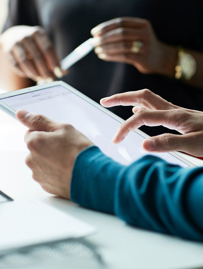 Travail sur tablette